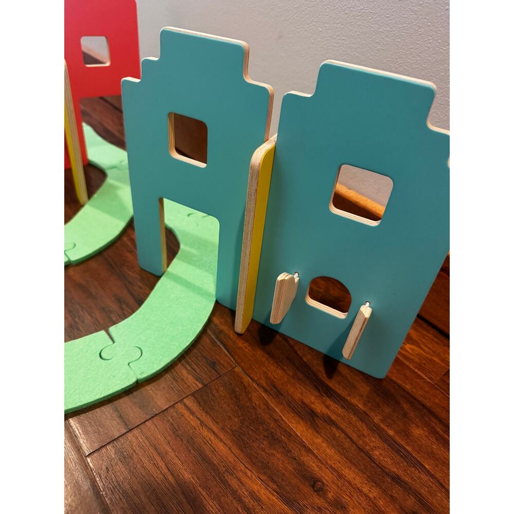 Lovevery Wooden Foam Modular Village Pathway Swing Wheelchair Boy Girl Set *READ - Picture 5 of 9